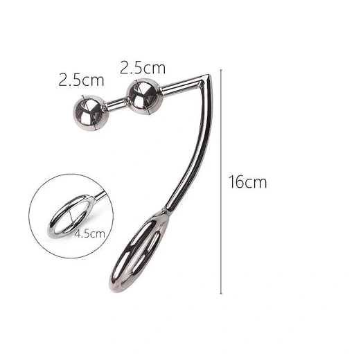 Anal Hooks Sexual 4354 Suspension Two Ball Anal PerfectFit Hook 0127